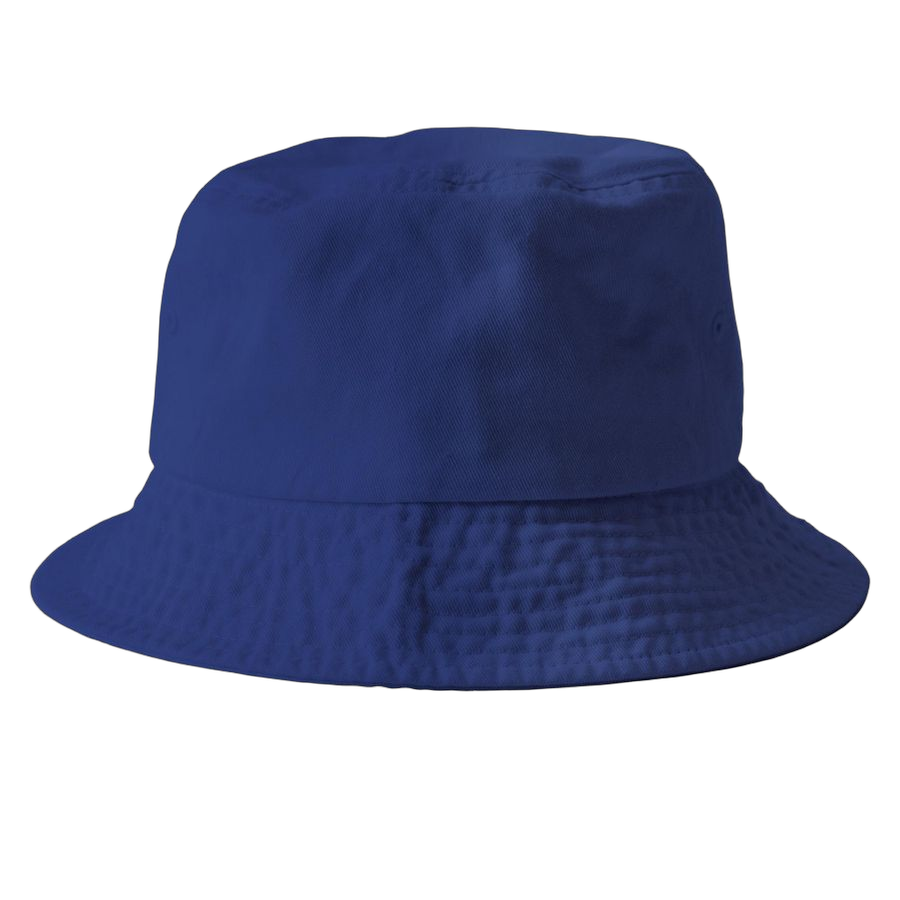 Royal Blue Printed Bucket Hat